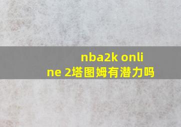 nba2k online 2塔图姆有潜力吗